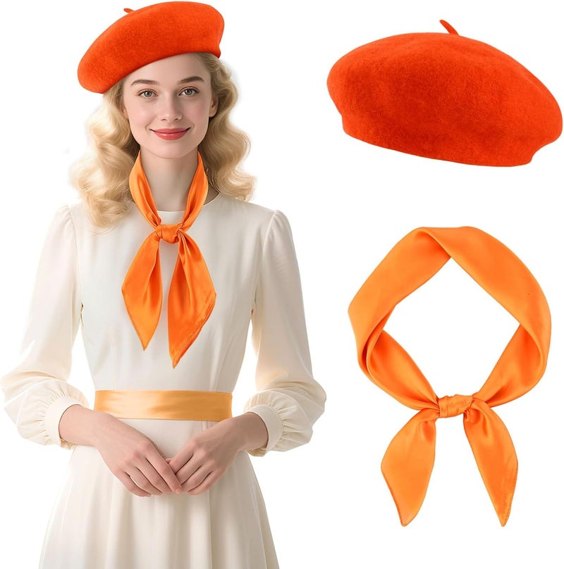 DOCILA Beret Hats for Women Fashion Wool French Beret Chic Paris Cabbie Artist/Painter Caps - Image 1